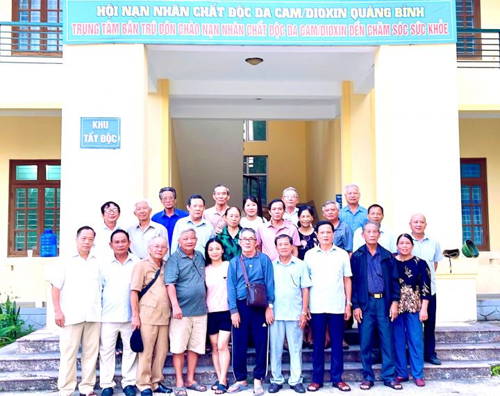 Tỉnh hội Bình Định: Tổ chức cho nạn nhân chất độc da cam đi xông hơi, tẩy độc