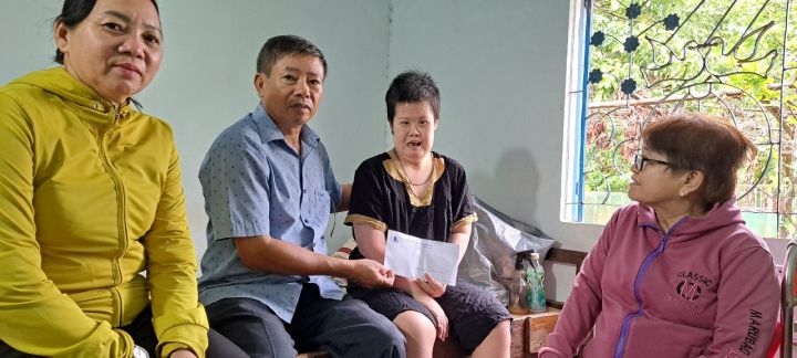 Hội tỉnh Bình Phước hỗ trợ nạn nhân chất độc da cam Vũ Thị Bích Ngọc   