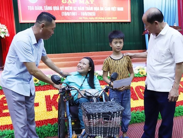 Hà Tĩnh: Chung tay hỗ trợ nạn nhân chất độc da cam hơn 73 tỷ đồng từ nguồn xã hội hóa