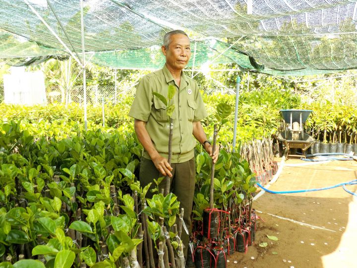 “Khu vườn tình thương” của ông Sáu Đời