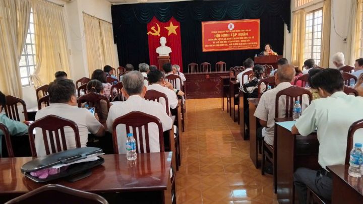 Tỉnh hội Long An: Tập huấn chủ trương, chính sách chế độ đối với nạn nhân chất độc da cam