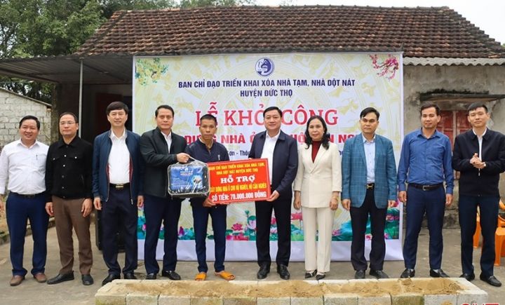 Hà Tĩnh: Nhiều địa phương xây nhà tình nghĩa cho người nghèo