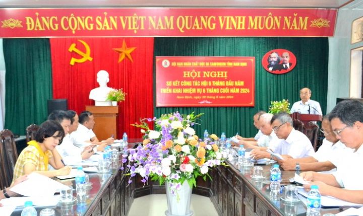 Hội tỉnh Nam Định: Sơ kết công tác Hội 6 tháng đầu năm 2024