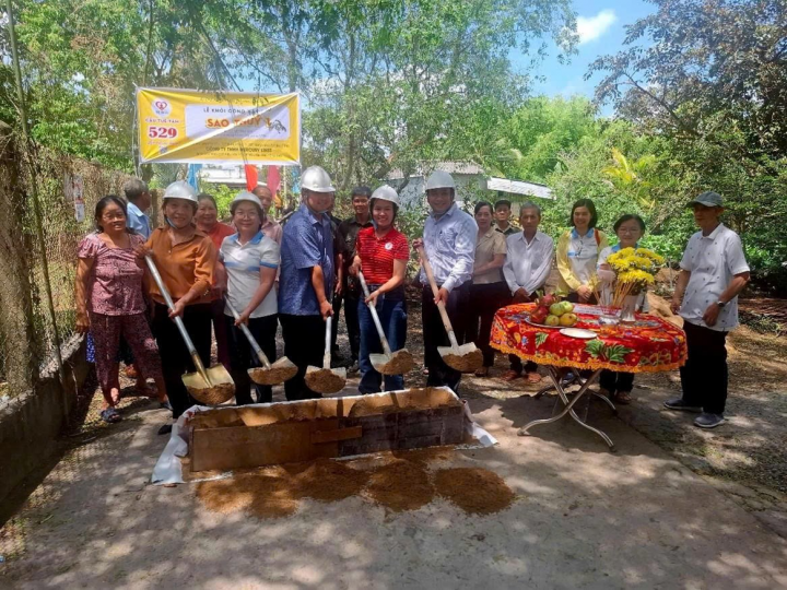 Tỉnh hội Vĩnh Long khởi công xây dựng cầu giao thông nông thôn tại xã Phú Phụng và xã Song Lộc