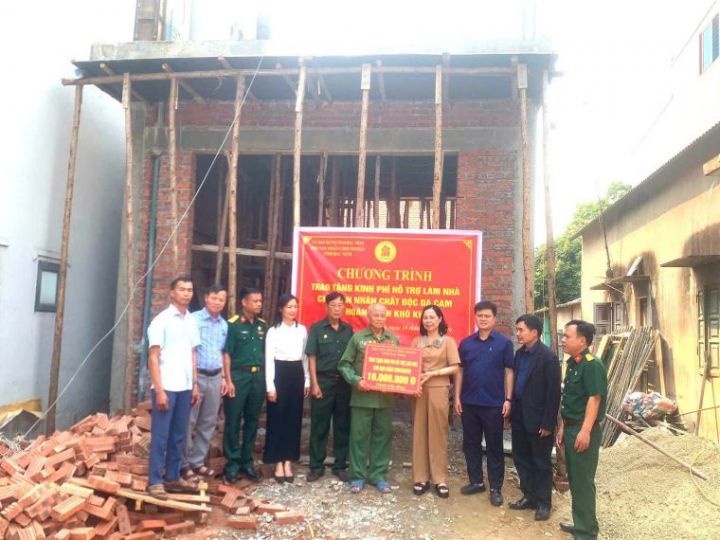 Hội tỉnh Bắc Ninh chung tay xoá nhà tạm, nhà dột nát cho con đẻ người tham gia kháng chiến bị nhiễm chất độc hoá học