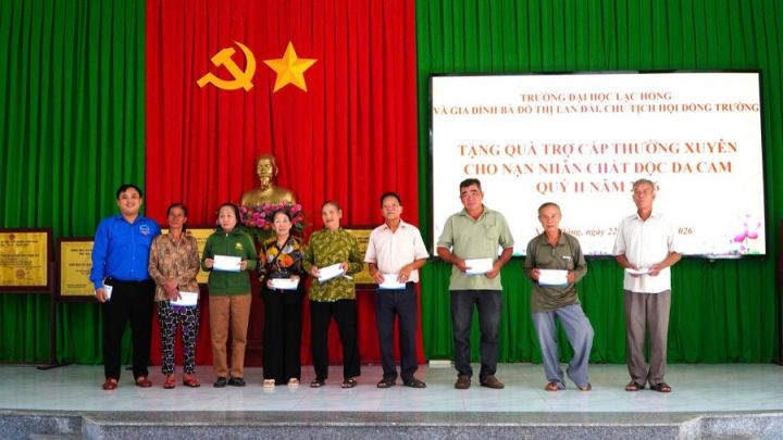 ĐỒNG NAI: TRAO TRỢ CẤP THƯỜNG XUYÊN QUÝ II/2026 CHO NẠN NHÂN CHẤT ĐỘC DA CAM