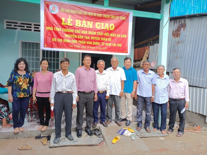 Hội tỉnh Sóc Trăng bàn giao Nhà tình thương cho nạn nhân chất độc da cam