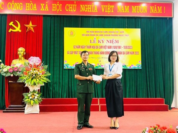 Mái ấm tình người ở Hội NNCĐDC/dioxin phường Ngọc Thụy, quận Long Biên