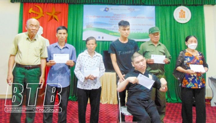 Thái Bình: Nhiều hoạt động vì nạn nhân chất độc da cam