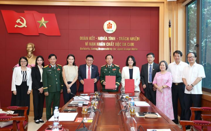Hội Nạn nhân chất độc da cam/dioxin Việt Nam ký kết Biên bản ghi nhớ với HOAVAVA và Quỹ BOM Foundation (Hàn Quốc)