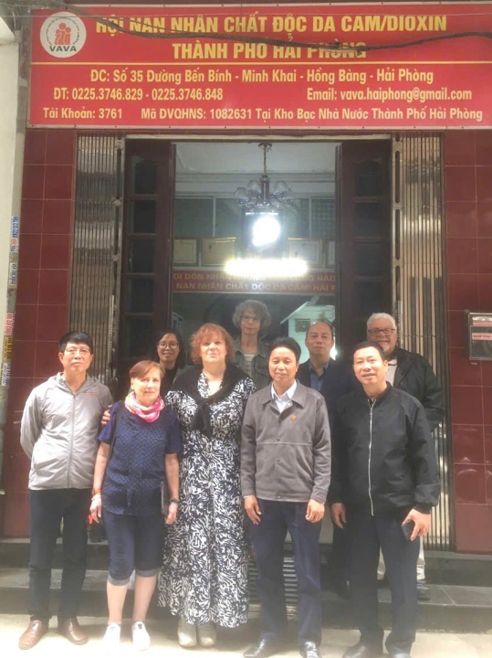 Tổ chức Hoa Trắng Cộng hoà Pháp thăm và làm việc với Thành hội Hải Phòng