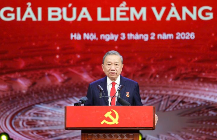 Phát biểu của Tổng Bí thư Tô Lâm tại Lễ tuyên dương Bí thư Chi bộ xuất sắc và trao Giải Búa liềm Vàng