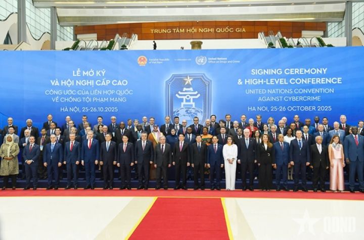 Chủ tịch nước Lương Cường chủ trì Lễ mở ký Công ước của Liên hợp quốc về chống tội phạm mạng