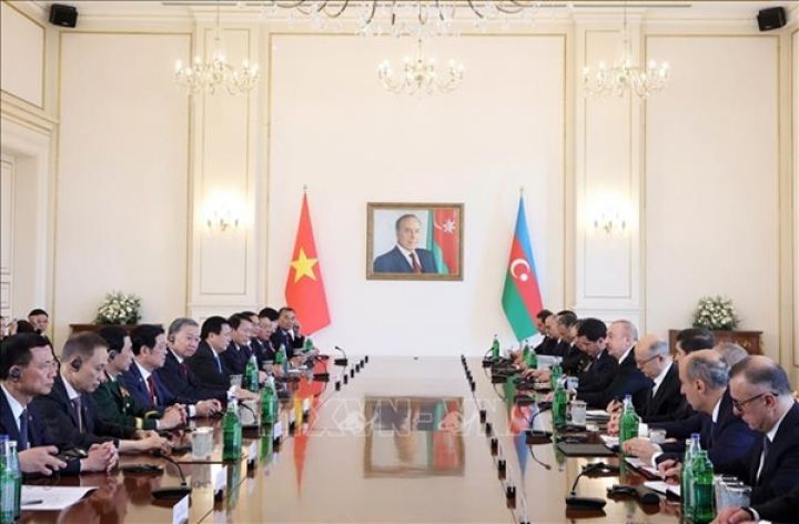 Tổng Bí thư Tô Lâm hội đàm với Tổng thống Azerbaijan Ilham Aliyev