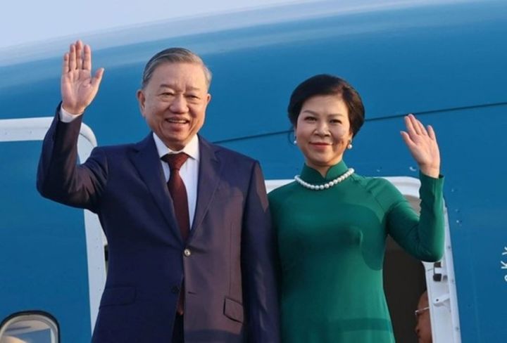 Tổng Bí thư Tô Lâm và phu nhân lên đường thăm cấp nhà nước Đại Hàn Dân Quốc