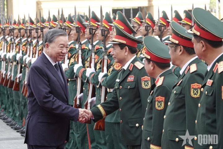 Tổng Bí thư Tô Lâm dự lễ kỷ niệm 80 năm Ngày truyền thống Tổng cục Công nghiệp quốc phòng