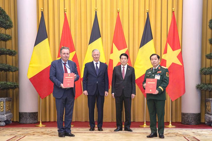 Một số hình ảnh chuyến thăm của nhà vua Bỉ tại Việt Nam