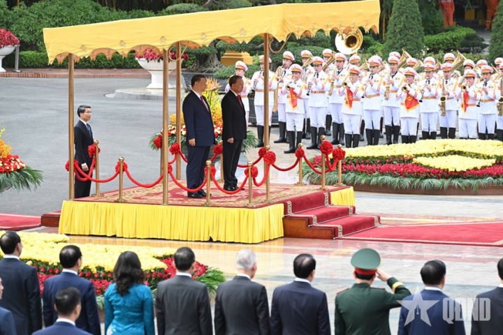 Tổng Bí thư Tô Lâm chủ trì lễ đón cấp Nhà nước Tổng Bí thư, Chủ tịch Trung Quốc Tập Cận Bình