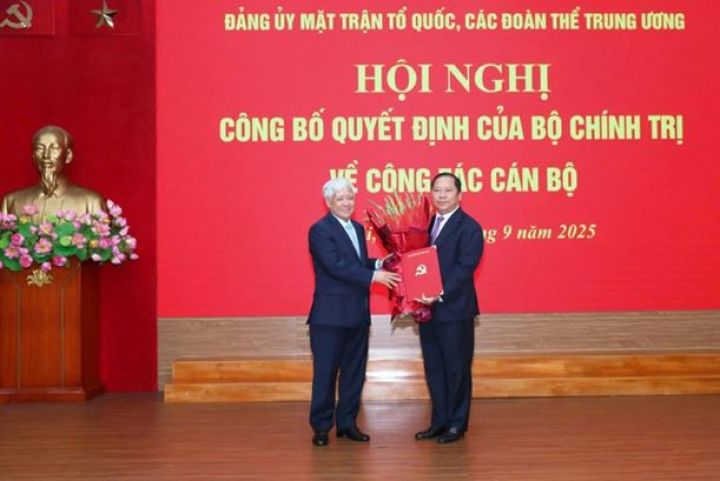 Phân công, chỉ định đồng chí Nguyễn Phi Long giữ chức Phó Bí thư Đảng ủy MTTQ, các đoàn thể Trung ương