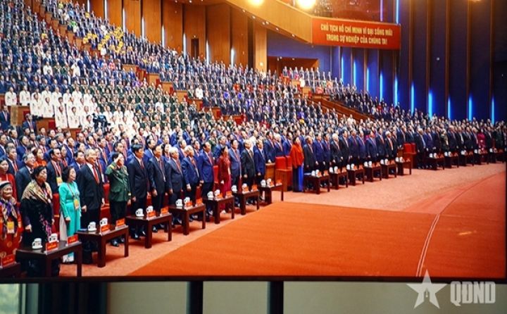 Khai mạc trọng thể Đại hội đại biểu toàn quốc lần thứ XIV của Đảng