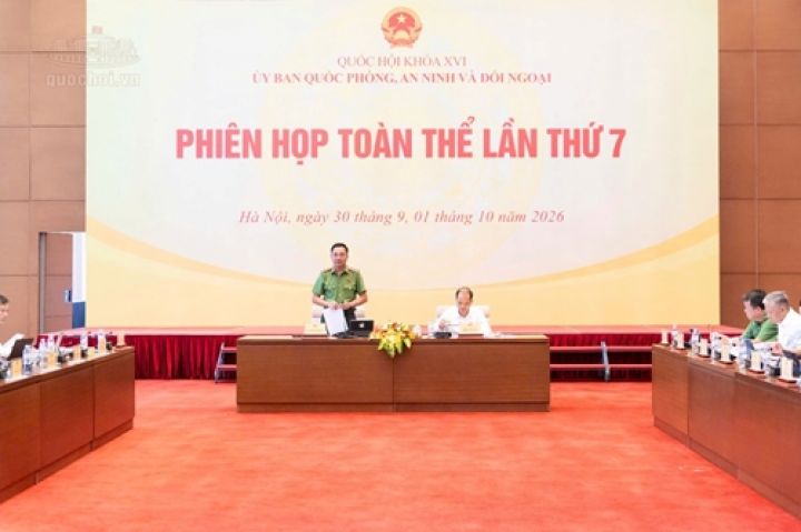Ủy ban Quốc phòng, An ninh và Đối ngoại của Quốc hội thẩm tra dự án Luật Thỏa thuận quốc tế (sửa đổi)