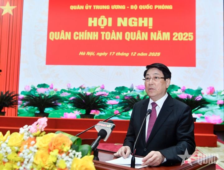 Phát biểu của Chủ tịch nước Lương Cường tại Hội nghị Quân chính toàn quân năm 2025