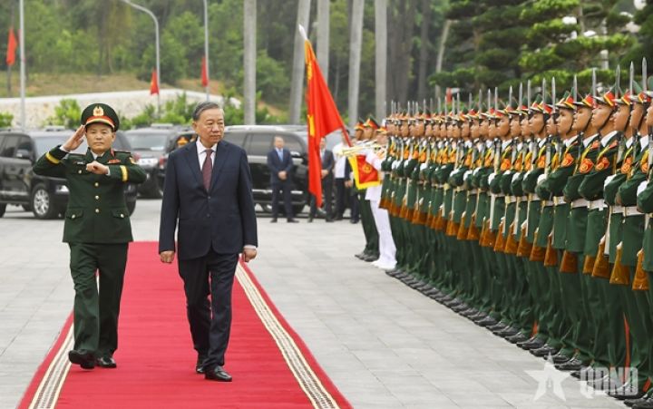 Tổng Bí thư, Chủ tịch nước Tô Lâm dự Lễ đón nhận danh hiệu Anh hùng LLVT nhân dân của Quân khu 3
