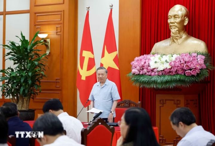 Tổng Bí thư, Chủ tịch nước Tô Lâm chủ trì họp sơ kết mô hình chính quyền 3 cấp