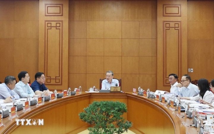 Tổng Bí thư Tô Lâm: Công tác chuẩn bị, tổ chức Lễ kỷ niệm, diễu binh, diễu hành phải thật sự chu đáo, an toàn