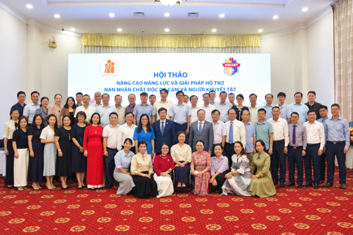 HỘI THẢO NÂNG CAO NĂNG LỰC VÀ GIẢI PHÁP HỖ TRỢ NẠN NHÂN CHẤT ĐỘC DA CAM VÀ NGƯỜI KHUYẾT TẬT