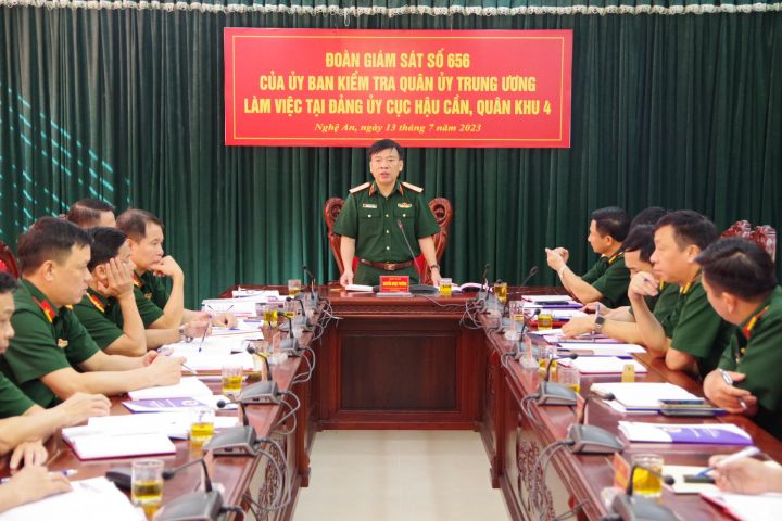 Đảng ủy Cục Hậu cần Quân khu 4 xây dựng hệ thống quy chế sát với tình hình nhiệm vụ