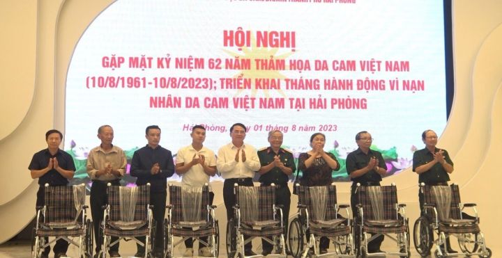 Hải Phòng: Kết quả nhắn tin Chung tay xoa dịu nỗi đau Da cam