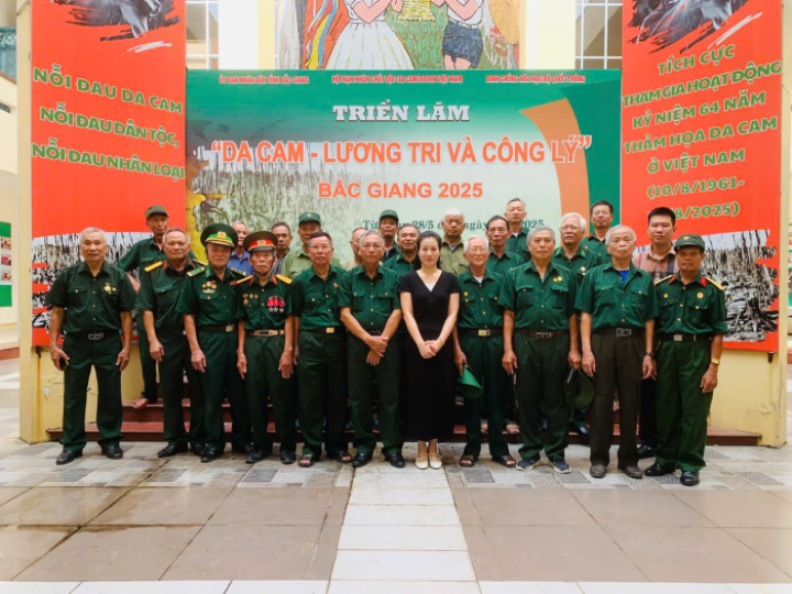 Triển lãm “Da cam - Lương tri và Công lý” - Bắc Giang 2025  thành công tốt đẹp