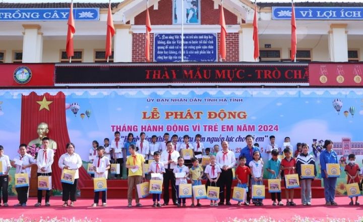 Hà Tĩnh: Nhiều hoạt động chăm sóc trẻ có hoàn cảnh khó khăn nhân tháng hành động vì trẻ em