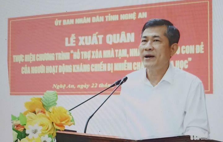 Nghệ An: Triển khai hỗ trợ xóa nhà tạm, nhà dột nát cho con đẻ người hoạt động kháng chiến bị nhiễm chất độc hóa học