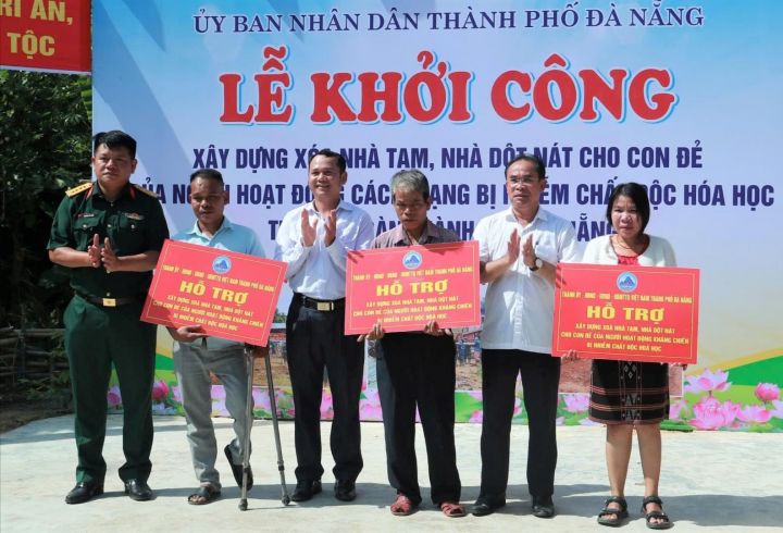 Đà Nẵng: Khởi công xây dựng nhà ở cho con đẻ của người hoạt động kháng chiến bị nhiễm chất độc hóa học