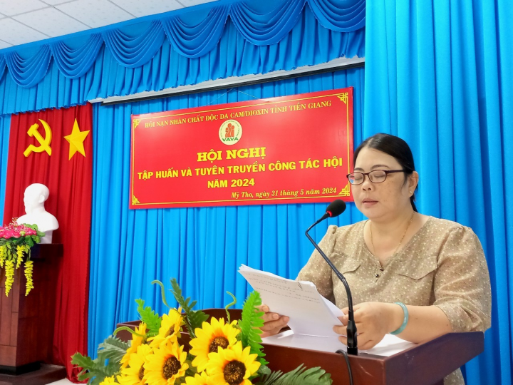 Hội tỉnh Tiền Giang: Tổ chức tập huấn và tuyên truyền về công tác Hội   