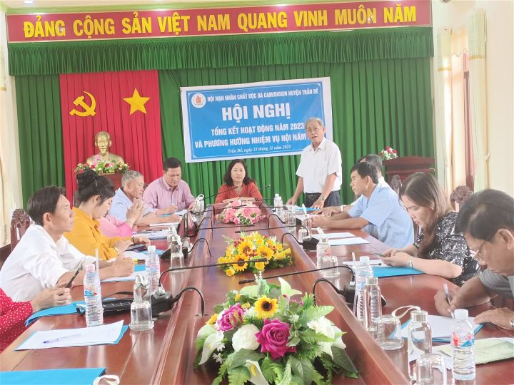 Hội huyện Trần Đề: Tổng  kết công tác năm 2023, phương hướng nhiệm vụ năm 2024