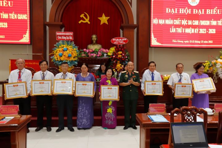 Đại hội đại biểu Hội Nạn nhân chất độc da cam/dioxin  nhiệm kỳ 2023-2028 của tỉnh Tiền Giang thành công tốt đẹp