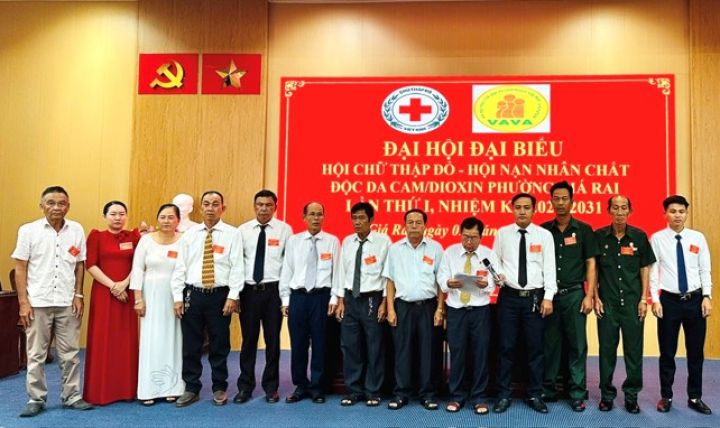 Phường Giá Rai (Cà Mau): Tổ chức thành công Đại hội đại biểu Hội Chữ thập đỏ - Hội Nạn nhân chất độc da cam/dioxin lần thứ I, nhiệm kỳ 2026-2031