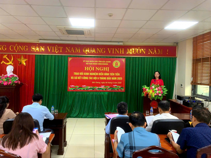 Tỉnh hội Bắc Giang tổ chức Hội nghị Trao đổi kinh nghiệm điển hình tiên tiến