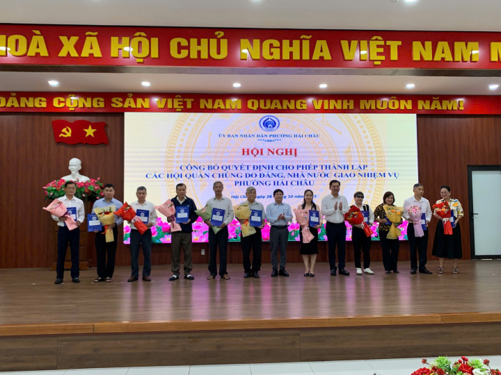 Thành phố Đà Nẵng: Thành lập các hội quần chúng do Đảng, Nhà nước giao nhiệm vụ ở phường Hải Châu