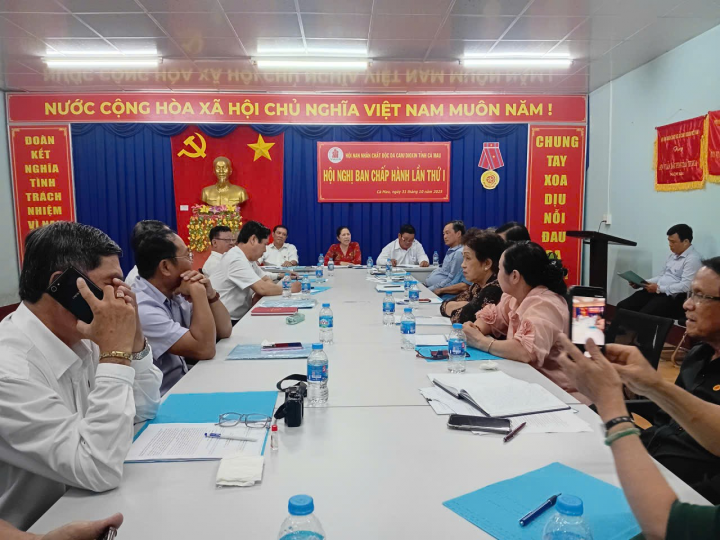 Tỉnh hội Cà Mau tổ chức họp Ban Chấp hành lần thứ nhất (sau khi hợp nhất)