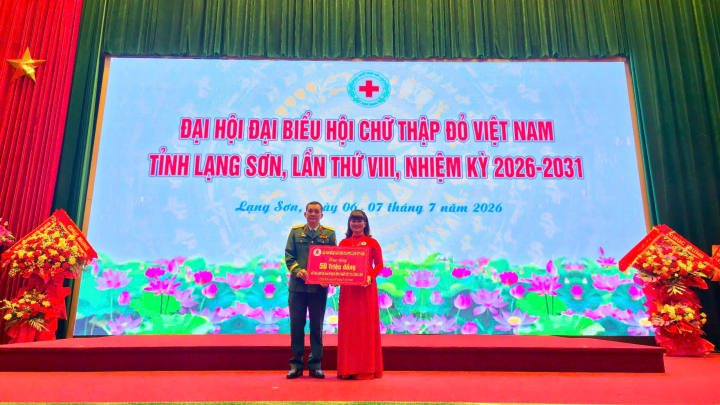 Đại hội đại biểu Hội Chữ thập đỏ tỉnh Lạng Sơn lần thứ VIII, nhiệm kỳ 2026 – 2031 thành công tốt đẹp