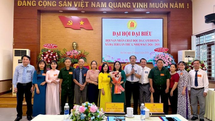 Đại hội đại biểu Hội Nạn nhân chất độc da cam/dioxin xã Đạ Tẻh lần thứ I thành công tốt đẹp
