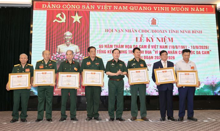 Tỉnh hội Ninh Bình tổ chức tưởng niệm 65 năm Thảm họa da cam ở Việt Nam