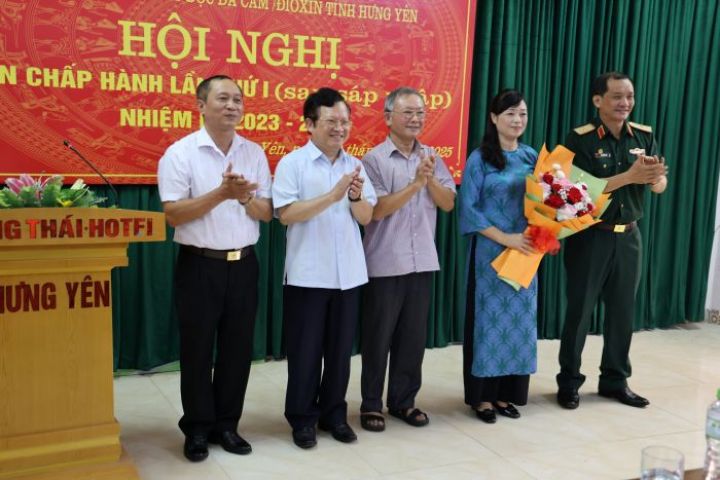 Hội nghị Ban Chấp hành Hội NNCĐDC/dioxin tỉnh Hưng Yên lần thứ I, nhiệm kỳ 2023 – 2028