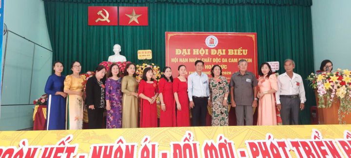 Đại hội Hội Nạn nhân chất độc da cam/dioxin xã Hoài Đức nhiệm kỳ 2026 – 2031 thành công tốt đẹp