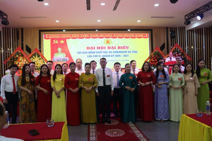 Đại hội đại biểu Hội Nạn nhân chất độc da cam/dioxin tỉnh Hà Tĩnh nhiệm kỳ 2026 - 2031 thành công tốt đẹp