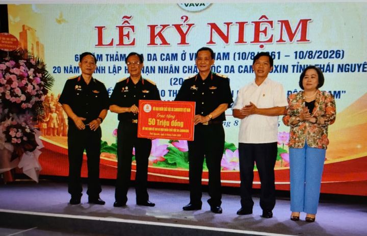 Lễ kỷ niệm 65 năm Thảm họa da cam ở Việt Nam và 20 năm Thành lập Hội Nạn nhân chất độc da cam/dioxin tỉnh Thái Nguyên